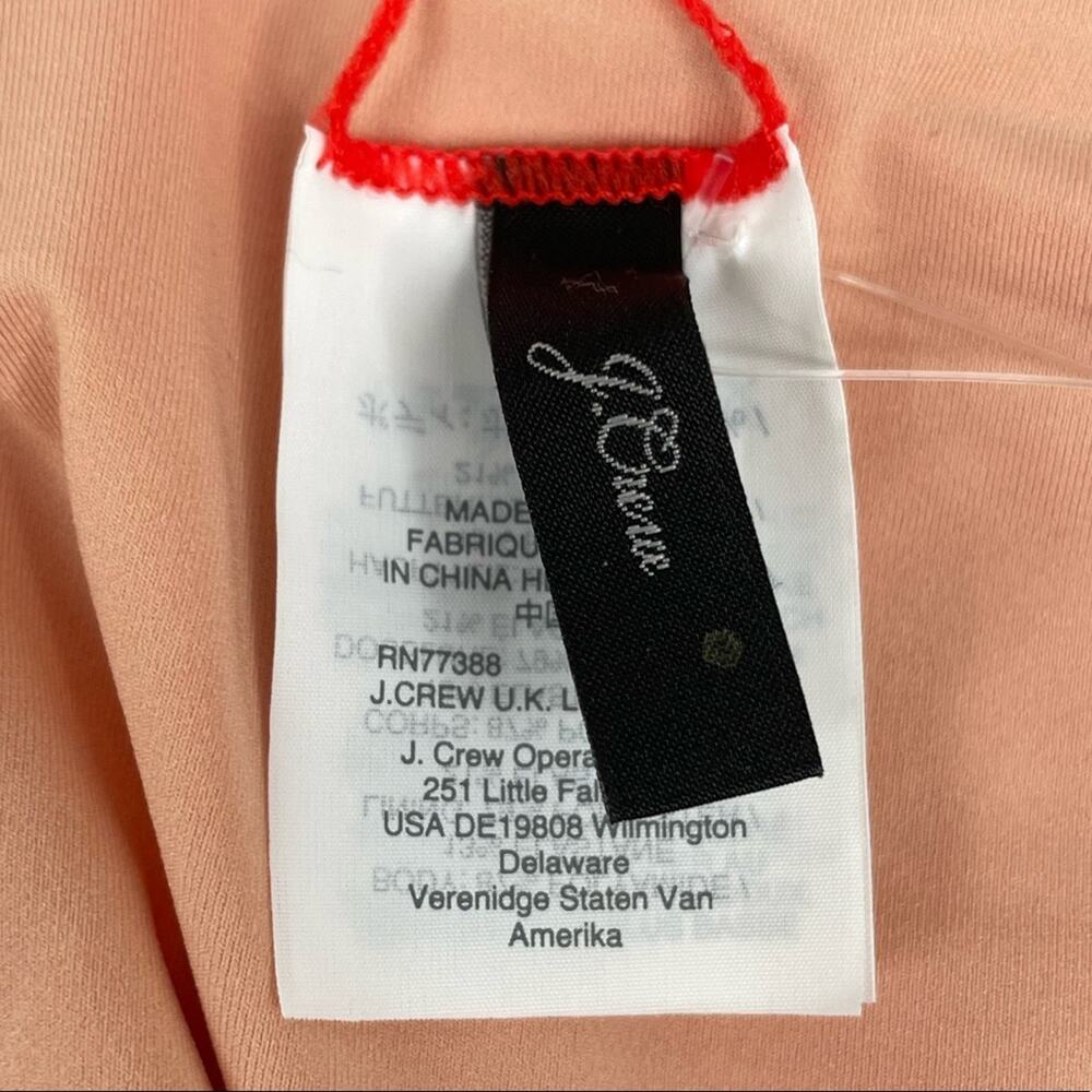 J. Crew Side Ring Bikini Bottoms Pumpkin Orange Size 3X - Picture 5 of 9